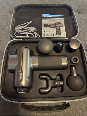 Renpho Active Massage Gun (Model RP-GM171) Gun with Travel Case and 5 Heads